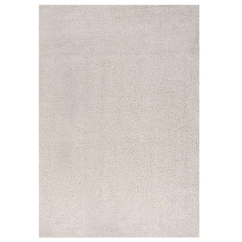 vidaXL Teppich Shaggy Hochflor Creme 140x200 cm vidaXL Teppich Shaggy Hochflor Creme 140x200 cm