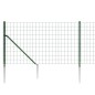 Maschendrahtzaun mit Bodenhülsen Grün 1,1x10 m Maschendrahtzaun mit Bodenhülsen Grün 1,1x10 m