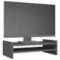 vidaXL Monitorständer Grau 50x27x15 cm Massivholz Kiefer vidaXL Monitorständer Grau 50x27x15 cm Massivholz Kiefer