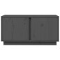 vidaXL TV-Schrank Grau 80x35x40,5 cm Massivholz Kiefer vidaXL TV-Schrank Grau 80x35x40,5 cm Massivholz Kiefer