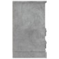 vidaXL Nachttisch Betongrau 43x36x60 cm vidaXL Nachttisch Betongrau 43x36x60 cm