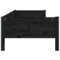 vidaXL Tagesbett Schwarz Massivholz Kiefer 90x190 cm vidaXL Tagesbett Schwarz Massivholz Kiefer 90x190 cm