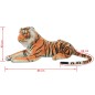 vidaXL Tiger Kuscheltier Plüsch Braun XXL vidaXL Tiger Kuscheltier Plüsch Braun XXL