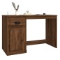 vidaXL Schreibtisch mit Schublade Braun Eichen-Optik 115x50x75 cm vidaXL Schreibtisch mit Schublade Braun Eichen-Optik 115x50x75 cm