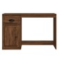 vidaXL Schreibtisch mit Schublade Braun Eichen-Optik 115x50x75 cm vidaXL Schreibtisch mit Schublade Braun Eichen-Optik 115x50x75 cm