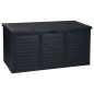 ProGarden Gartenbox mit Rollen 300 L Dunkelgrau ProGarden Gartenbox mit Rollen 300 L Dunkelgrau