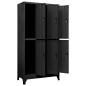 vidaXL Schließfachschrank Anthrazit 90x45x180 cm Stahl vidaXL Schließfachschrank Anthrazit 90x45x180 cm Stahl