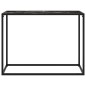 vidaXL Konsolentisch Schwarz 100x35x75 cm Hartglas vidaXL Konsolentisch Schwarz 100x35x75 cm Hartglas