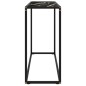 vidaXL Konsolentisch Schwarz 100x35x75 cm Hartglas vidaXL Konsolentisch Schwarz 100x35x75 cm Hartglas