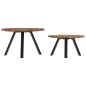 vidaXL Couchtische 2 Stk. Recyceltes Massivholz vidaXL Couchtische 2 Stk. Recyceltes Massivholz
