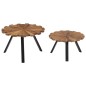 vidaXL Couchtische 2 Stk. Recyceltes Massivholz vidaXL Couchtische 2 Stk. Recyceltes Massivholz