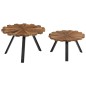 vidaXL Couchtische 2 Stk. Recyceltes Massivholz vidaXL Couchtische 2 Stk. Recyceltes Massivholz