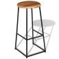 vidaXL Barhocker 2 Stk. Massivholz Teak vidaXL Barhocker 2 Stk. Massivholz Teak