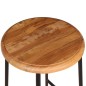 vidaXL Barhocker 2 Stk. Massivholz Teak vidaXL Barhocker 2 Stk. Massivholz Teak