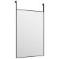vidaXL Türspiegel Schwarz 40x60 cm Glas und Aluminium vidaXL Türspiegel Schwarz 40x60 cm Glas und Aluminium
