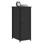 vidaXL Nachttisch Schwarz 32x42x80 cm Holzwerkstoff