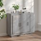 vidaXL Sideboard Grau Sonoma 92x35x75 cm Holzwerkstoff vidaXL Sideboard Grau Sonoma 92x35x75 cm Holzwerkstoff