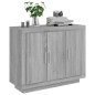vidaXL Sideboard Grau Sonoma 92x35x75 cm Holzwerkstoff vidaXL Sideboard Grau Sonoma 92x35x75 cm Holzwerkstoff