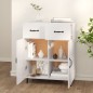 vidaXL Sideboard Weiß 69,5x34x90 cm Holzwerkstoff vidaXL Sideboard Weiß 69,5x34x90 cm Holzwerkstoff