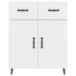 vidaXL Sideboard Weiß 69,5x34x90 cm Holzwerkstoff vidaXL Sideboard Weiß 69,5x34x90 cm Holzwerkstoff