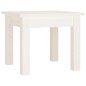 vidaXL Couchtisch Weiß 35x35x30 cm Massivholz Kiefer vidaXL Couchtisch Weiß 35x35x30 cm Massivholz Kiefer
