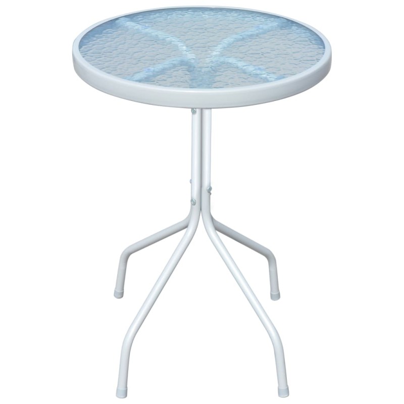 vidaXL Gartentisch 50 x 71 cm Stahl Rund Grau vidaXL Gartentisch 50 x 71 cm Stahl Rund Grau