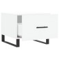 vidaXL Couchtische 2 Stk. Weiß 50x50x40 cm Holzwerkstoff vidaXL Couchtische 2 Stk. Weiß 50x50x40 cm Holzwerkstoff