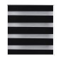 Doppelrollo 50 x 100 cm schwarz Doppelrollo 50 x 100 cm schwarz