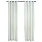 vidaXL Verdunkelungsvorhänge mit Ösen 2 Stk. Samt Creme 140x225 cm vidaXL Verdunkelungsvorhänge mit Ösen 2 Stk. Samt Creme 140x225 cm