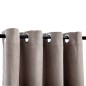 vidaXL Verdunkelungsvorhänge mit Metallösen 2 Stk. Taupe 140x175 cm vidaXL Verdunkelungsvorhänge mit Metallösen 2 Stk. Taupe 140x175 cm