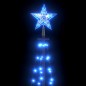 vidaXL Weihnachtsbaum Kegelform Blau 70 LEDs Dekoration 50x120 cm vidaXL Weihnachtsbaum Kegelform Blau 70 LEDs Dekoration 50x120 cm