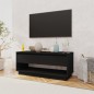 vidaXL TV-Schrank Schwarz 102x41x44 cm Holzwerkstoff vidaXL TV-Schrank Schwarz 102x41x44 cm Holzwerkstoff