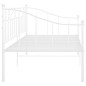 vidaXL Schlafsofa Bettgestell Weiß Metall 90x200 cm vidaXL Schlafsofa Bettgestell Weiß Metall 90x200 cm