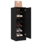 vidaXL Schuhschrank Schwarz 32x35x92 cm Holzwerkstoff vidaXL Schuhschrank Schwarz 32x35x92 cm Holzwerkstoff
