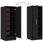 vidaXL Schuhschrank Schwarz 32x35x92 cm Holzwerkstoff vidaXL Schuhschrank Schwarz 32x35x92 cm Holzwerkstoff