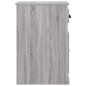 vidaXL Beistellschrank mit Schublade Grau Sonoma 40x50x75 cm vidaXL Beistellschrank mit Schublade Grau Sonoma 40x50x75 cm