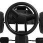 vidaXL Pedal Go-Kart mit Luftreifen Schwarz vidaXL Pedal Go-Kart mit Luftreifen Schwarz