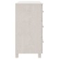 vidaXL Sideboard HAMAR Weiß 90x40x80 cm Massivholz Kiefer vidaXL Sideboard HAMAR Weiß 90x40x80 cm Massivholz Kiefer