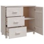 vidaXL Sideboard HAMAR Weiß 90x40x80 cm Massivholz Kiefer vidaXL Sideboard HAMAR Weiß 90x40x80 cm Massivholz Kiefer