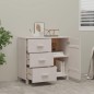 vidaXL Sideboard HAMAR Weiß 90x40x80 cm Massivholz Kiefer vidaXL Sideboard HAMAR Weiß 90x40x80 cm Massivholz Kiefer