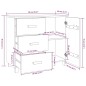 vidaXL Sideboard HAMAR Weiß 90x40x80 cm Massivholz Kiefer vidaXL Sideboard HAMAR Weiß 90x40x80 cm Massivholz Kiefer