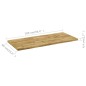 vidaXL Tischplatte Eichenholz Massiv Rechteckig 44 mm 100 x 60 cm vidaXL Tischplatte Eichenholz Massiv Rechteckig 44 mm 100 x 60 cm