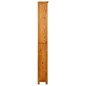 vidaXL Bücherregal 6 Fächer 80x22,5x180 cm Massivholz Eiche vidaXL Bücherregal 6 Fächer 80x22,5x180 cm Massivholz Eiche