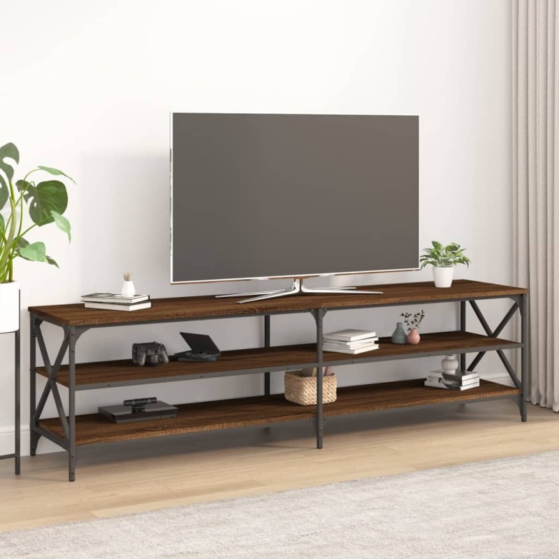 vidaXL TV-Schrank Braun Eichen-Optik 180x40x50 cm Holzwerkstoff vidaXL TV-Schrank Braun Eichen-Optik 180x40x50 cm Holzwerkstoff