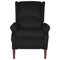 vidaXL Massagesessel Verstellbar Schwarz Samt