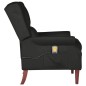 vidaXL Massagesessel Verstellbar Schwarz Samt vidaXL Massagesessel Verstellbar Schwarz Samt