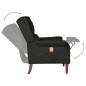 vidaXL Massagesessel Verstellbar Schwarz Samt vidaXL Massagesessel Verstellbar Schwarz Samt