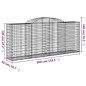vidaXL Gabione mit Hochbogen 300x50x120/140 cm Verzinktes Eisen vidaXL Gabione mit Hochbogen 300x50x120/140 cm Verzinktes Eisen