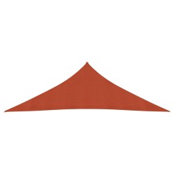 vidaXL Sonnensegel 160 g/m² Terrakottarot 3,5x3,5x4,9 m HDPE