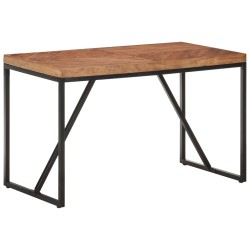 vidaXL Esstisch 120x60x76 cm Massivholz Akazie und Mango 